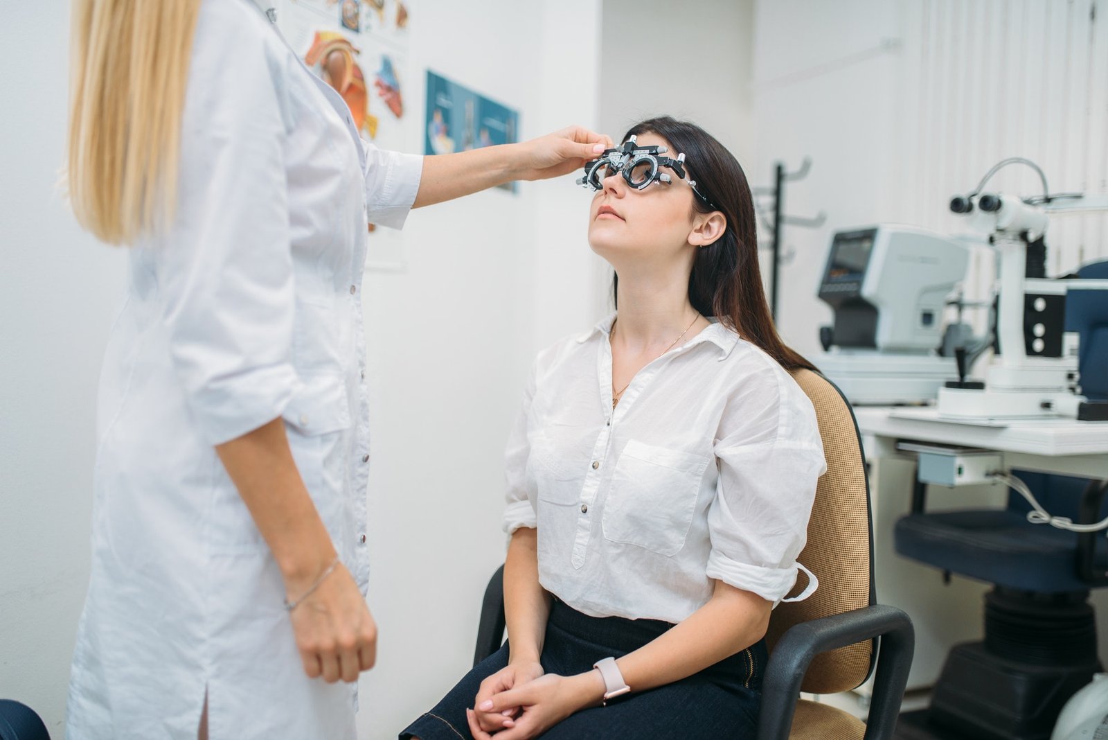 Diopter Selection Glasses Choice Eyesight Test